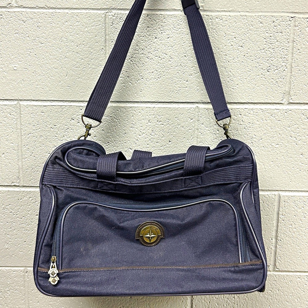 Verdi Solid Messenger Bag Gray Zip Adjustable Shoulder Strap Outer Pockets